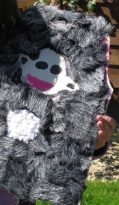 Vervet monkey puppet