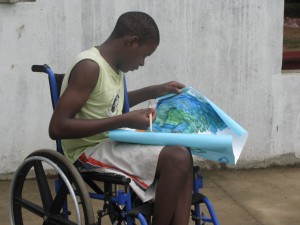 painting and expressing feelings