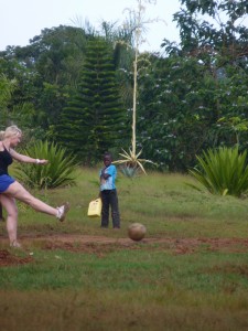 Kate with her winning goal!