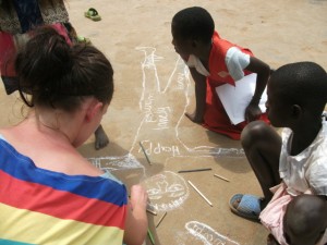 Art and stories with the children